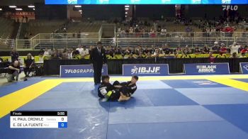 HUNTER PAUL CROWLEY vs EMMANUEL DE LA FUENTE 2024 Pan Kids Jiu-Jitsu IBJJF Championship