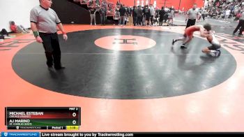 120 lbs Cons. Round 7 - Michael Esteban, Chicago (MARIST) vs Aj Marino, St. Charles (EAST)