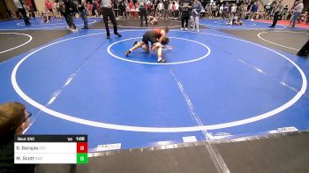 84 lbs Quarterfinal - Brayden Barajas, Grove Takedown Club vs Marcus Scott, Salina Wrestling Club