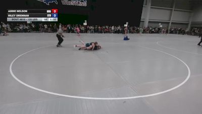 130 lbs Champ. Rd Of 64 - Riley Drennan, Best Trained Wrestling vs Addie Nelson, Moen Wrestling Academy