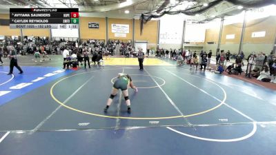 152 lbs Quarterfinal - Avyiana Saunders, Hope vs Caylen Reynolds, Smithfield