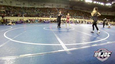 118 lbs Consi Of 16 #2 - Shelby Coyle, Amped Wrestling Club vs Kaydence Obrien, Verdigris Youth Wrestling