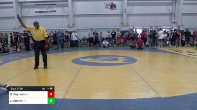 152-C lbs Consi Of 8 #1 - Brayden Reynolds, PA vs Zack Regotti, PA