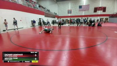 144 lbs Semifinal - Zachary Gonzalez, South Grand Prairie vs Weston Cook, Frisco Reedy