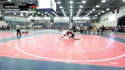 133 lbs Cons. Round 3 - Kaleb Williams, Gladiator Wrestling Club vs Blayson Jordan, WVU Tech (W.Va.)
