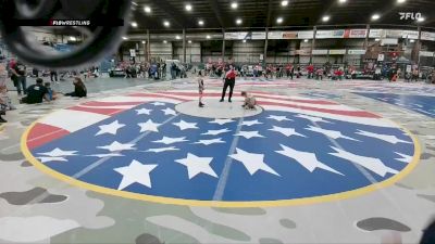 50 lbs 5th Place Match - Riggin Woodworth, Dickinson Wrestling Club vs Bruce Neth, Scotland/Menno Knights