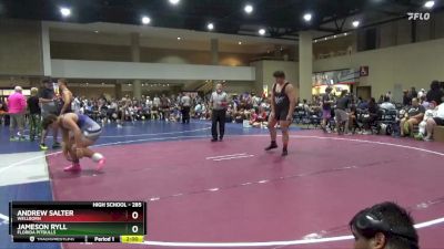 285 lbs Quarterfinal - Andrew Salter, Wellborn vs Jameson Ryll, Florida Pitbulls