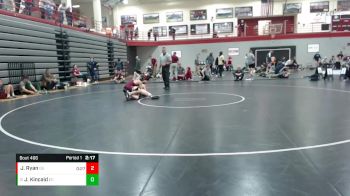 141 lbs Cons. Round 2 - Joshua Kincaid, Emmanuel vs James Ryan, Gannon