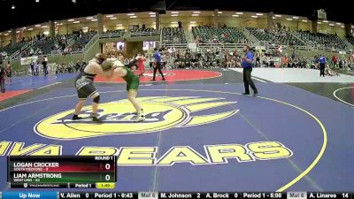 287 lbs Round 1 (4 Team) - Logan Crocker, South Medford vs Liam Armstrong, West Linn