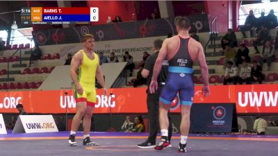 97 kg Qualification - Jay Aiello, USA vs Thomas Barns, AUS