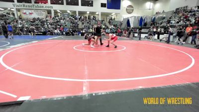 98 lbs Consi Of 8 #2 - Gabrielah Saeteurn, Red Star Wrestling Academy vs Luna Martinez, Concede Nothing