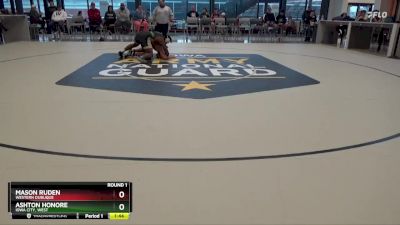 JV-25 lbs Round 1 - Ashton Honore, Iowa City, West vs Mason Ruden, Western Dubuque