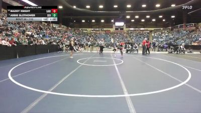 110 lbs Champ. Round 1 - Maddy Knight, Lansing HS vs Abbie Slothower, Salina-Central Hs