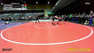 200 lbs Quarterfinal - Erik Burkett, South Tahoe High School vs Rosco Lewis, Shelton Wrestling Academy
