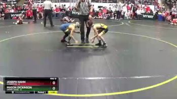 60 lbs Semis & 1st Wrestleback (8 Team) - Mason Dickinson, Grand Ledge vs Joseph Hahn, Clarkston