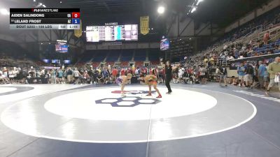 106 lbs Cons. Rd Of 64 - Aiden Salindong, California vs Leland Frost, Arizona