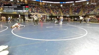 89 lbs Round Of 32 - James Yonushonis, State College vs Joseph Miller, Jersey Shore