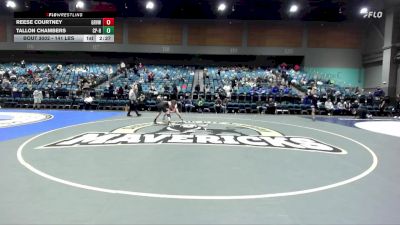 141 lbs Round Of 64 - Reese Courtney, Grand View vs Tallon Chambers, Cal Poly Humbolt