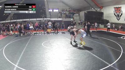 150 lbs Quarters - Gabriel Lemos, California vs Kyler North, Utah