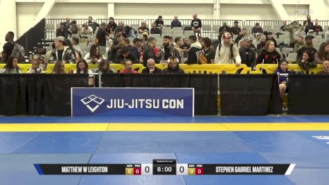 Matthew W Leighton vs Stephen Gabriel Martinez 2025 World IBJJF Jiu-Jitsu No-Gi Championship