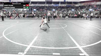 60 lbs Consi Of 8 #1 - Chevy Plank, Maize Wrestling Club vs Carson Caprio, Slyfox Wrestling Academy
