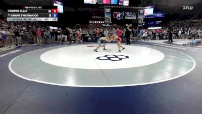 126 lbs Champ. Rd Of 128 - Cooper Blair, ME vs Abrum Swathwood, IN