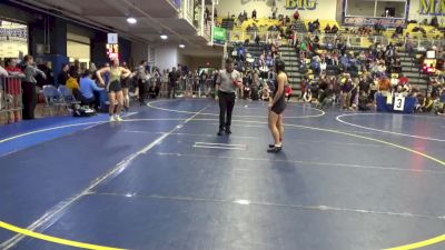 136 lbs Round Of 16 - Ella Smith, Delaware Valley vs Anastasia Manchester, Butler