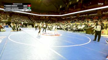 100 Class 1 lbs 5th Place Match - Kimber Drenon, Windsor vs Aubrey Schrunk, Lathrop