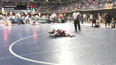 80 lbs Consy 3 - Josiah Verilla, Tyrone vs Blase Iorio, Sharpsville