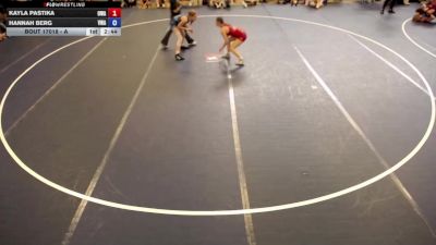 Champ. Round 1 - Kayla Pastika, Owatonna Wrestling Assoc. vs Hannah Berg, Vanguard Wrestling Academy