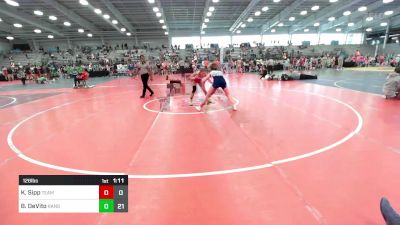 126 lbs Rr Rnd 1 - Kayden Sipp, Team Nebraska Blue vs Bella DeVito, Ranger Pride Wrestling