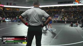 285 lbs Semifinal - Tony Cassioppi, Iowa vs Luke Rasmussen, South Dakota State