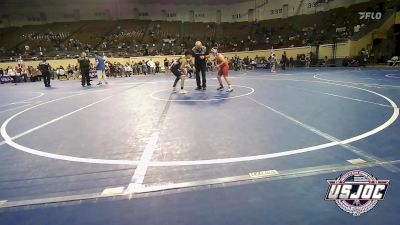 100 lbs Consi Of 8 #1 - Charlie Robinson, Best Trained vs Giuliano Martinez, Cashion Youth Wrestling