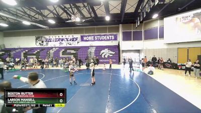 92 lbs Semifinal - Larson Mansell, Salt Flats Wrestling Club vs Boston Rutter, Wasatch Wrestling Club