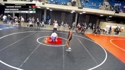 175 lbs Cons. Round 3 - Giovanni Marino, Unattached vs Isiah Robinson, Proviso West
