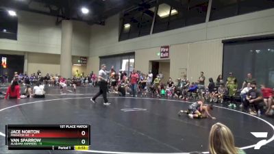 55 lbs Placement Matches (16 Team) - Van Sparrow, Alabama Hammers vs Jace Norton, Predator WC