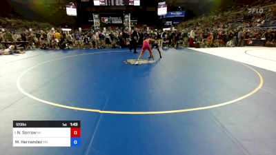 120 lbs Rnd Of 32 - Nicholas Sorrow, MI vs Miklo Hernandez, MN