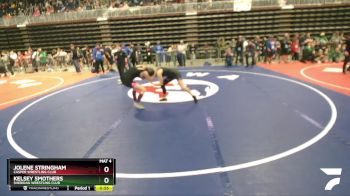 127 lbs Quarterfinal - Kelsey Smothers, Sheridan Wrestling Club vs Jolene Stringham, Casper Wrestling Club