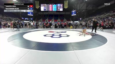 145 lbs Cons. Sub-quarters - Dakota Hull, CO vs Mackenzie Blue, TX