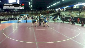 120 lbs Cons. Round 3 - Raelynn Kirsch, Charlotte Hs vs Carmen Moya, Miami Palmetto