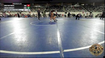130 lbs 5th Place - Brilynn Mejia, Panhandle RTC vs Leeah Wright, D3 Wrestling Cluib