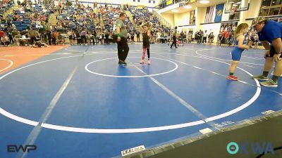 67 lbs Rr Rnd 2 - Peyton Turner, Claremore Wrestling Club vs Harper Woolman, Tiger Trained Wrestling