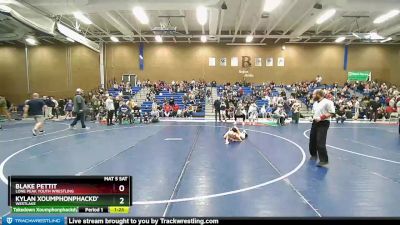 104 lbs Quarterfinal - Kylan Xoumphonphackdy, Westlake vs Blake Pettit, Lone Peak Youth Wrestling