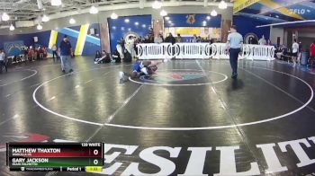 120 White Semifinal - Gary Jackson, Miami Palmetto vs Matthew Thaxton, Wakulla Hs