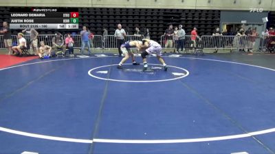 160 lbs Consi Of 8 #2 - Leonard DeMaria, Stroudsburg vs Justin Rose, Henryville