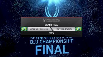 Vinicius Ferreira vs Kaynan Duarte +76kg Semifinal Spyder BJJ Final