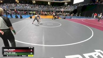 5A 100 lbs Cons. Round 1 - Sofia De Alba, San Antonio MacArthur vs Kera Akanga, Richmond Foster