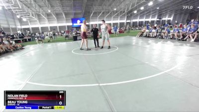 285 lbs 2nd Wrestleback (8 Team) - Nolan Field, Minnesota Red vs Beau Young, Kansas