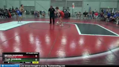 113 lbs Placement Matches (8 Team) - Bryson Humphries, Oklahoma Red vs Tyler Washburn, Florida