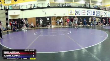 132 lbs Semifinal - Hunter Douglas, The Fort Hammers Wrestling vs Richard Rogers, Franklin Central Wrestling Club